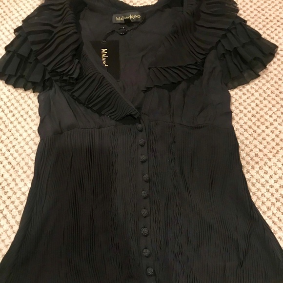 NWT, Catherine Malandrino top, black - Picture 1 of 2